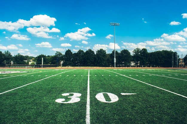 Photo view of playing field