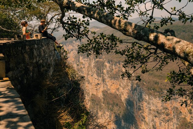 view point on Sumidero Canyon Chiapas Mexico in Grijalva river mexico may 2023