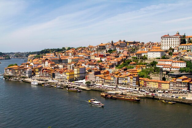 View of the portuguese city of porto