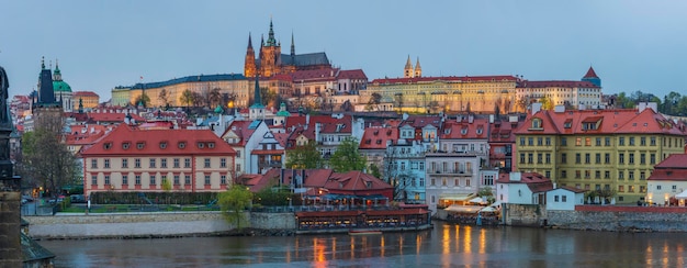 View of Prague Castle from Charles Bridge