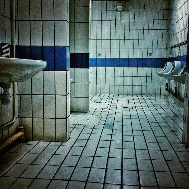 Photo view of public toilet