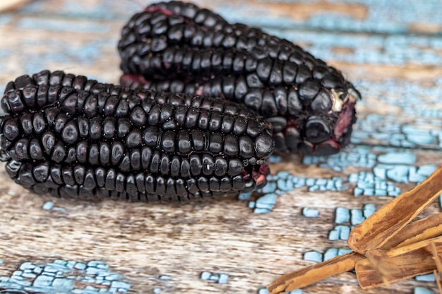 Photo view of purple corn culli