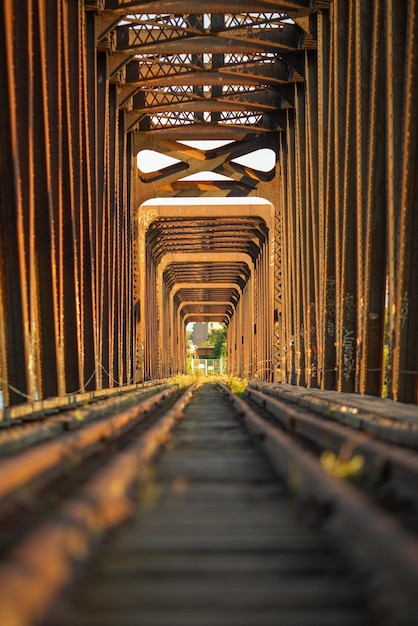 view of railway bridge