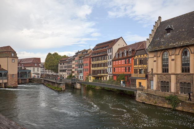 View of a region in Strasbourg France known as Petite France