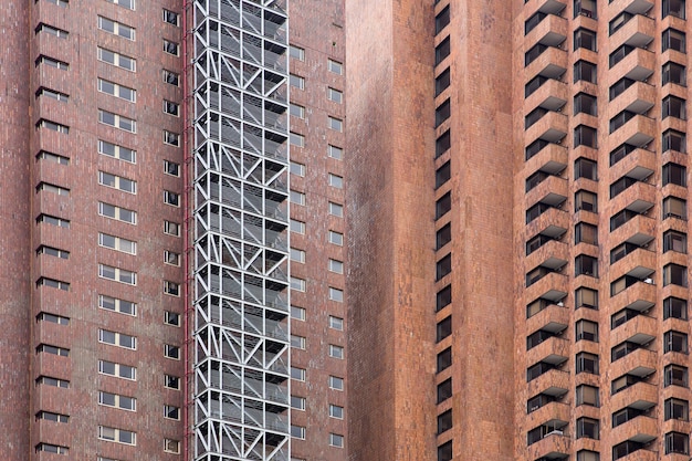 View at residential building in Bogota, Colombia