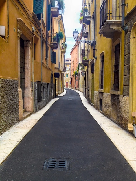 Foto vista degli edifici residenziali