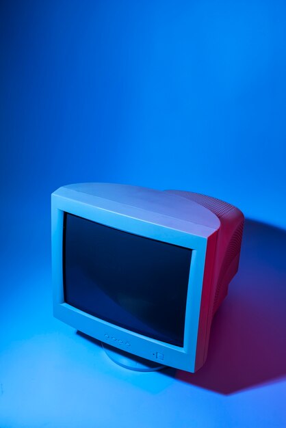 Photo view of retro computer monitor