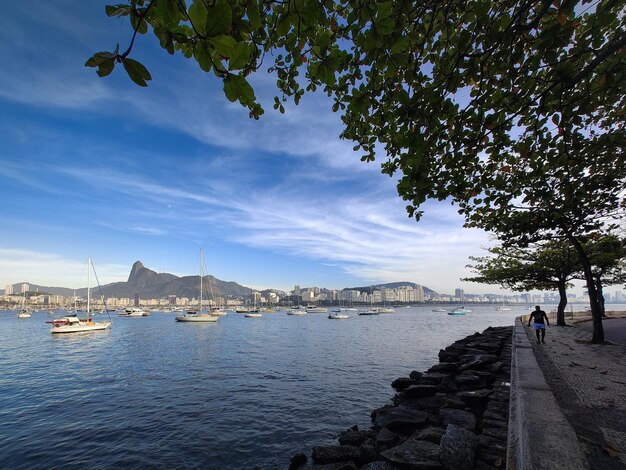 Вид на залив Рио-де-Жанейро с набережной