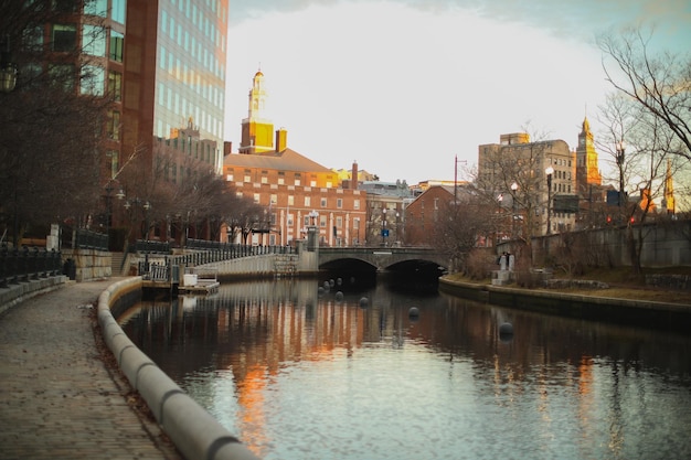 A view of the river in baltimore.