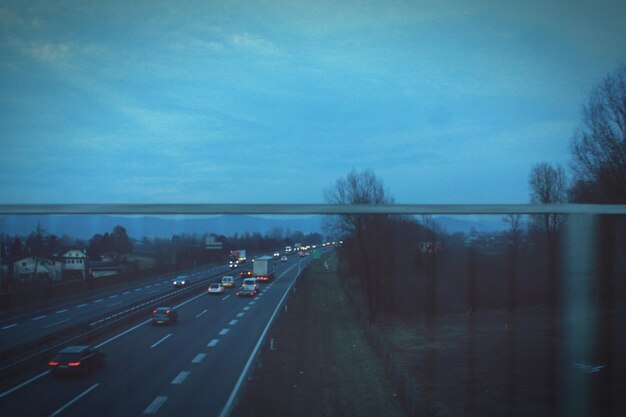 View of road against sky