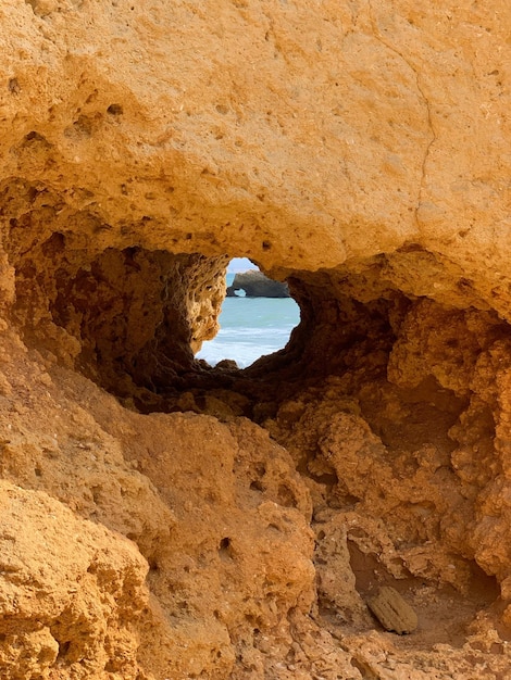 View of rock formation