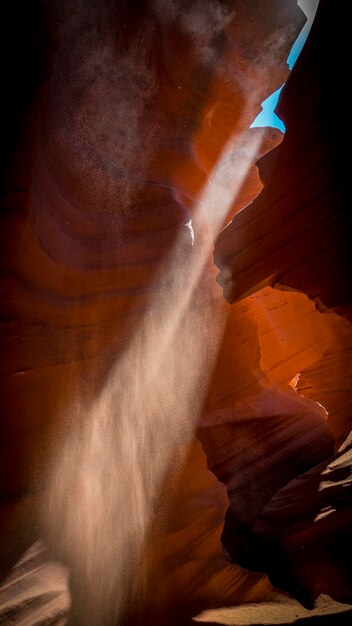 Photo view of rock formation