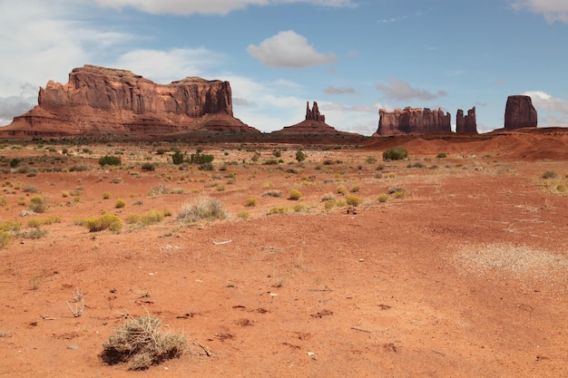 View of rock formations