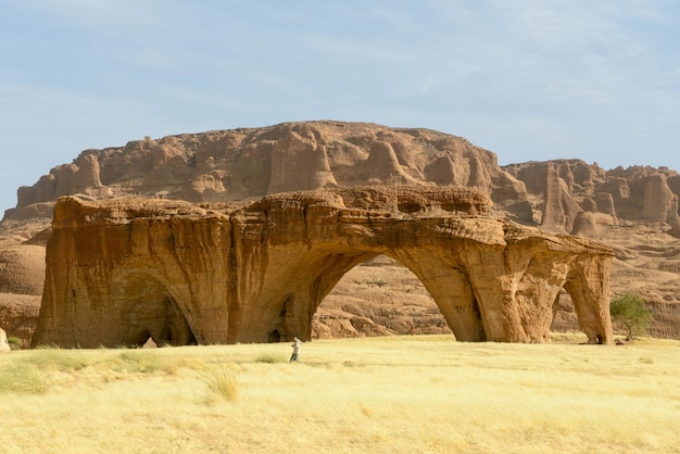 Photo view of rock formations