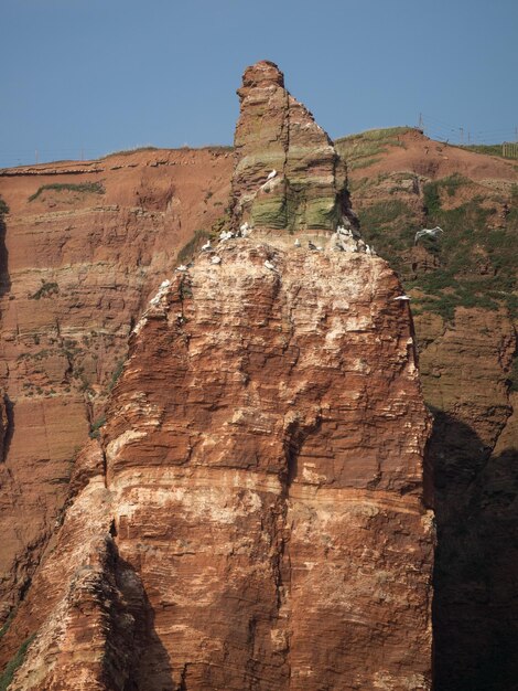 View of rock formations