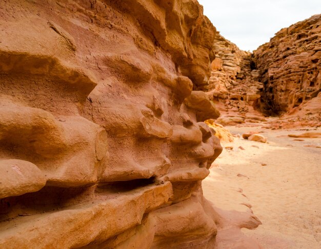 View of rock formations