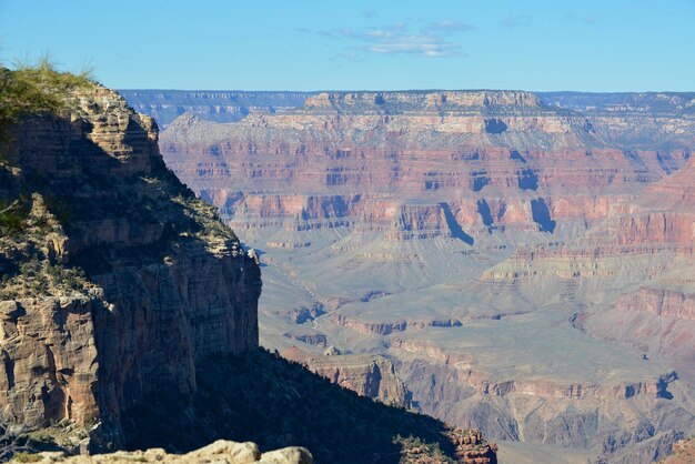 View of rock formations