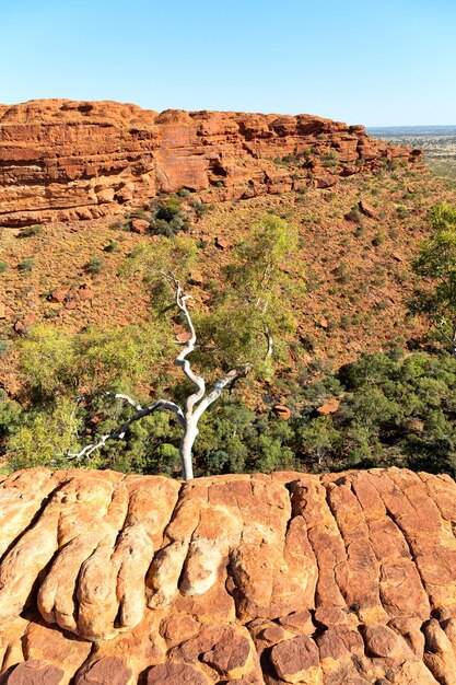 Photo view of rock formations