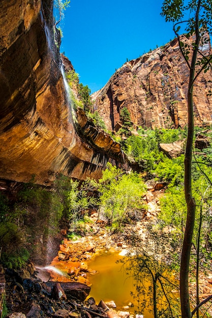 Photo view of rock formations