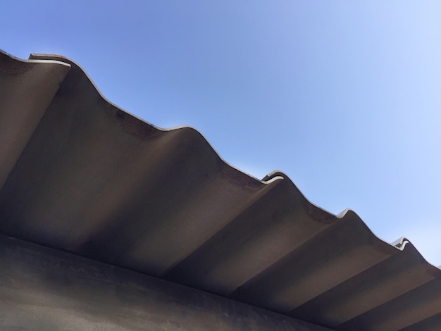 View Under the Roof to the Blue Sky