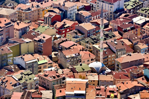 View of the roofs of Istanbul