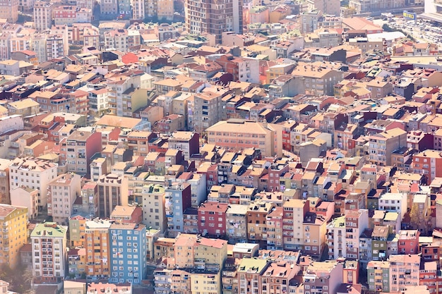 View of the roofs of Istanbul