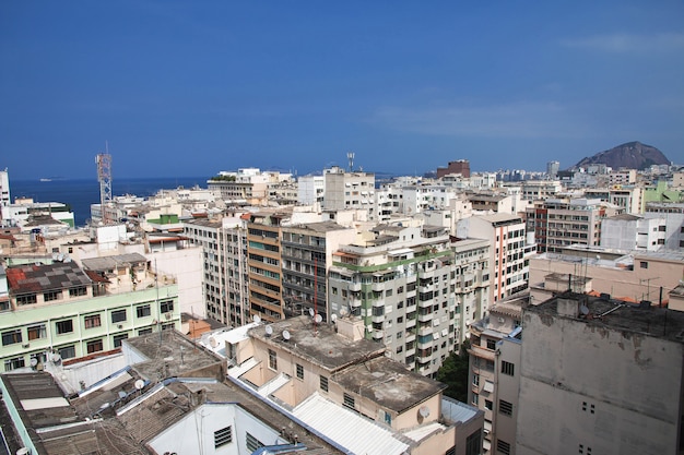 View on roofs in Rio de Janeiro, Brazil