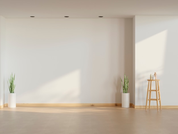 家具とコピースペースを備えた部屋の内部の景色