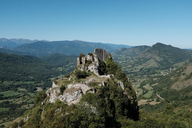 Foto vista sul castello di roquefixade