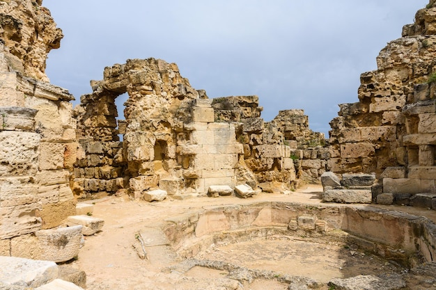 a view of ruins in Salamis Ancient city Cyprus 6