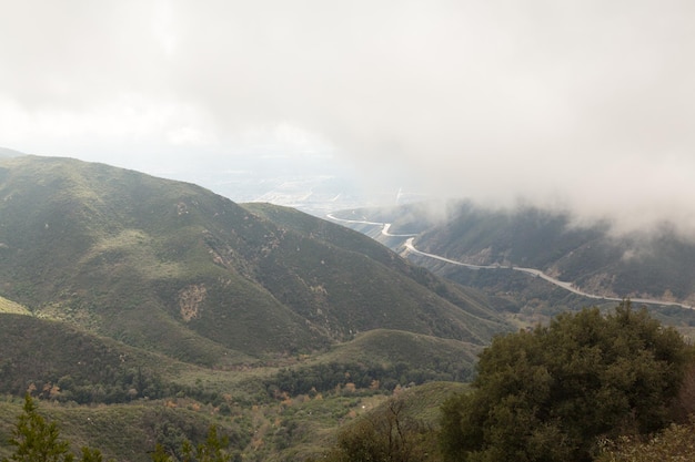 View of San Bernadino Rim of World Highway