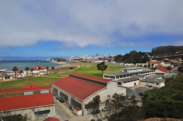 The view on San Francisco, West coast of the United States