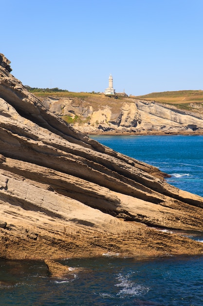 Vista sulla costa di santander