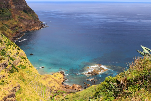 Photo view over the sea in azores portugal