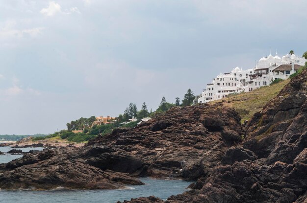 View of the sea from Punta Ballena Punta del Este Uruguay