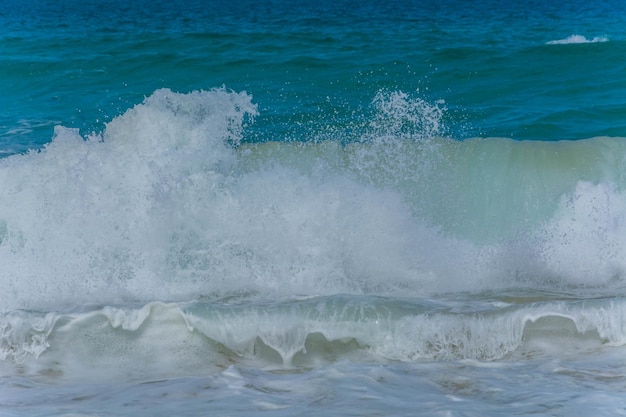 View of sea waves