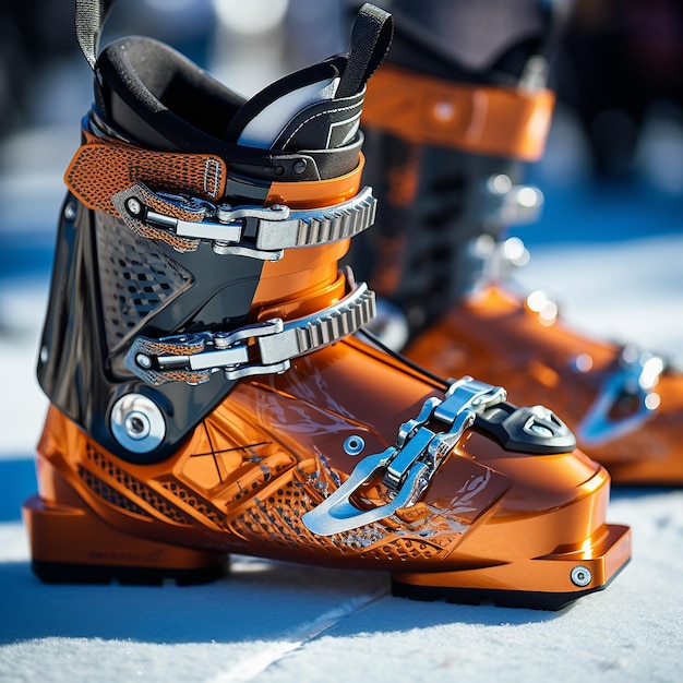 view of ski boots