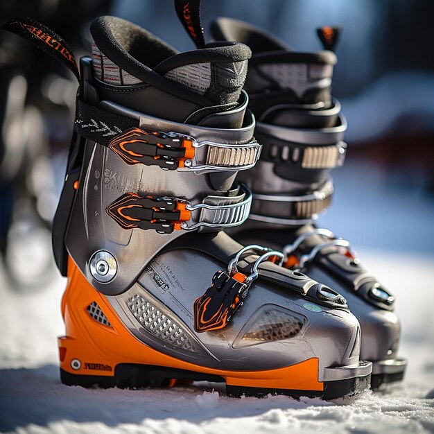 view of ski boots