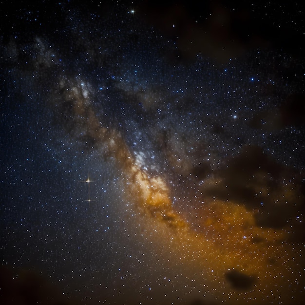 夜空は星で満たされている生成ai