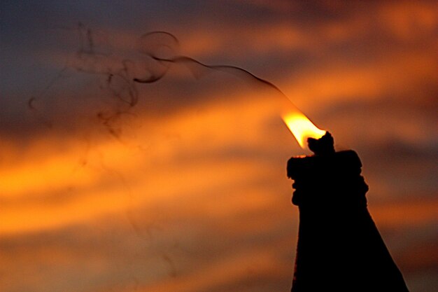 View of sky at sunset