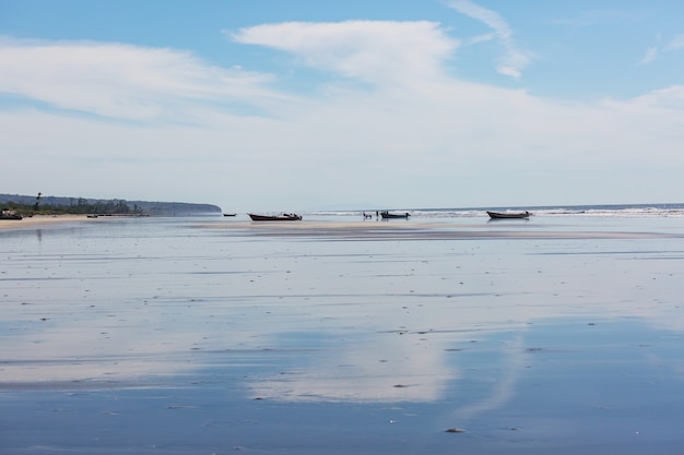 View of a small beach in El Salvador, Pacific Coast