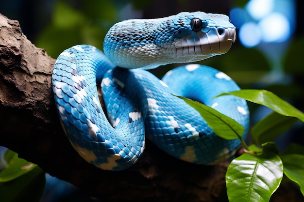 View of snake in nature