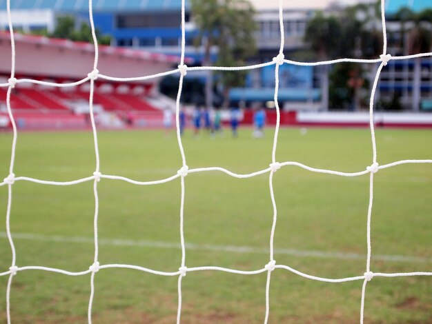 Photo view of soccer field