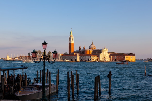 View of St. George church in Venice, Italy