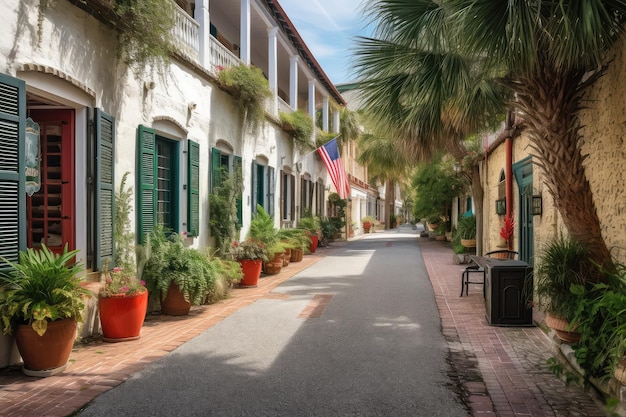 View of St George Street in St Augustine