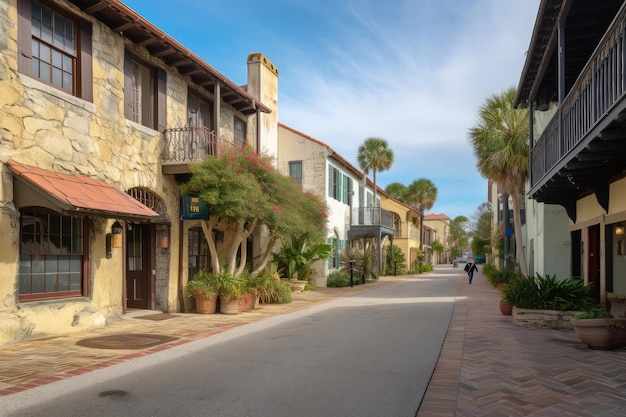 View of St George Street in St Augustine