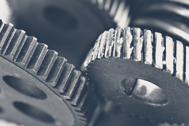 view of stack of gears