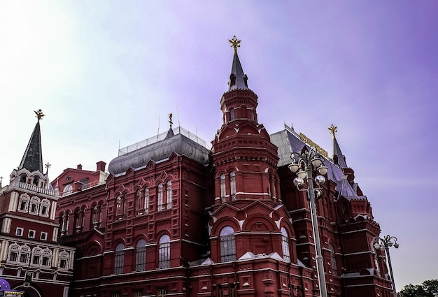 View of State Historical Museum on Red Square in Moscow