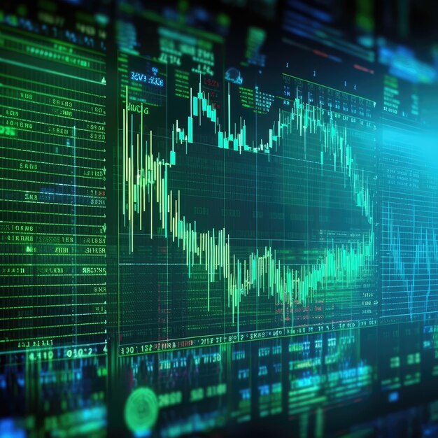 view of stock market growth