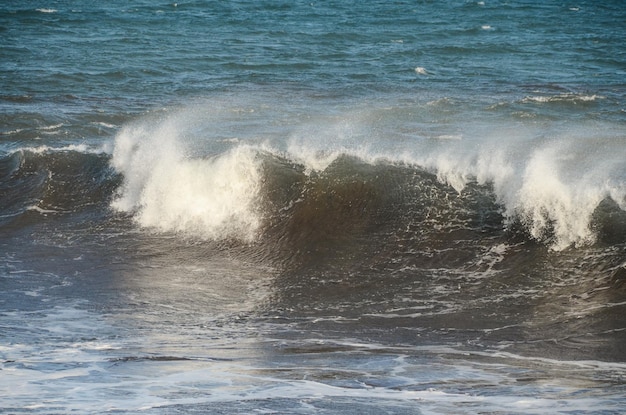 Photo view of storm seascape